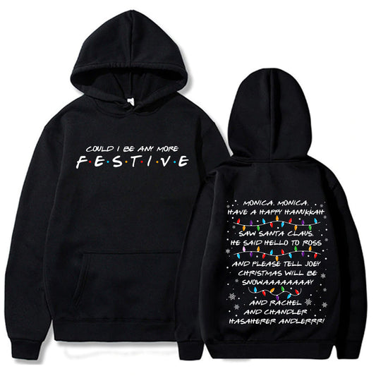 Festive Christmas Hoodie Sweatshirt - Friends Edition - Various Colours - Up To 4XL