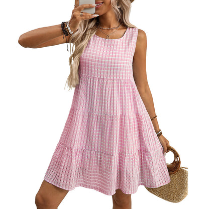 Women's Plaid Summer Dress