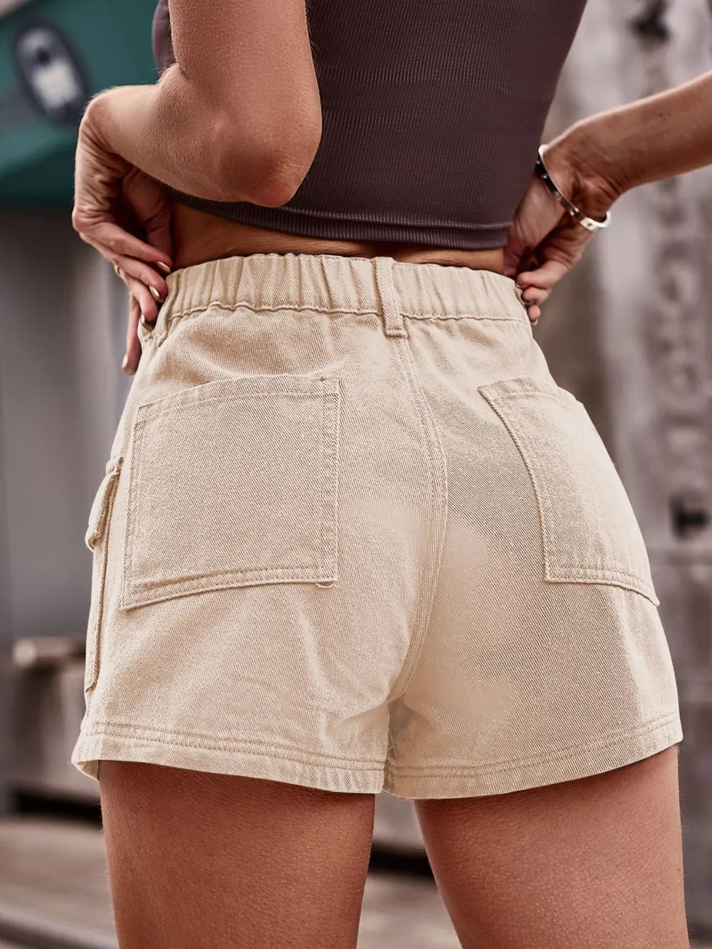 Women's High Waist Denim Shorts