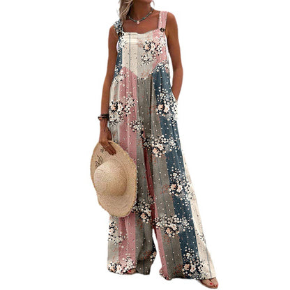 Women's Summer Jumpsuit Romper - various colours patterns