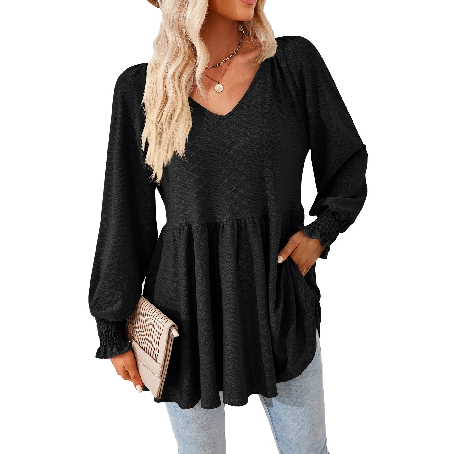 Women's V-neck Top