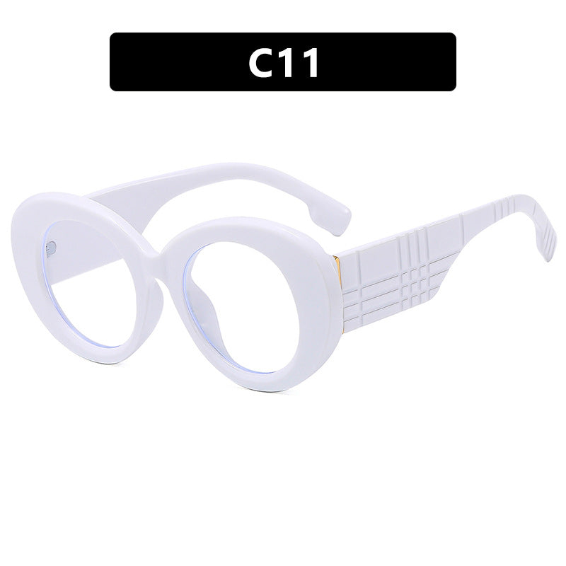 Ladies Large Frame Circular Sunglasses - various colours