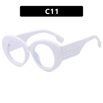 Ladies Large Frame Circular Sunglasses - various colours