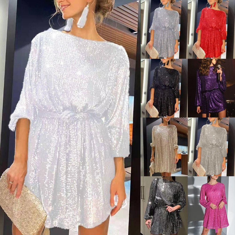 Women's Sequin Dress - various colours