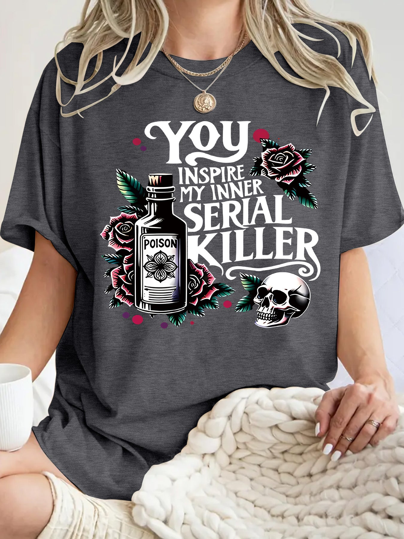 Slogan Halloween T Shirt - Inspire My Inner