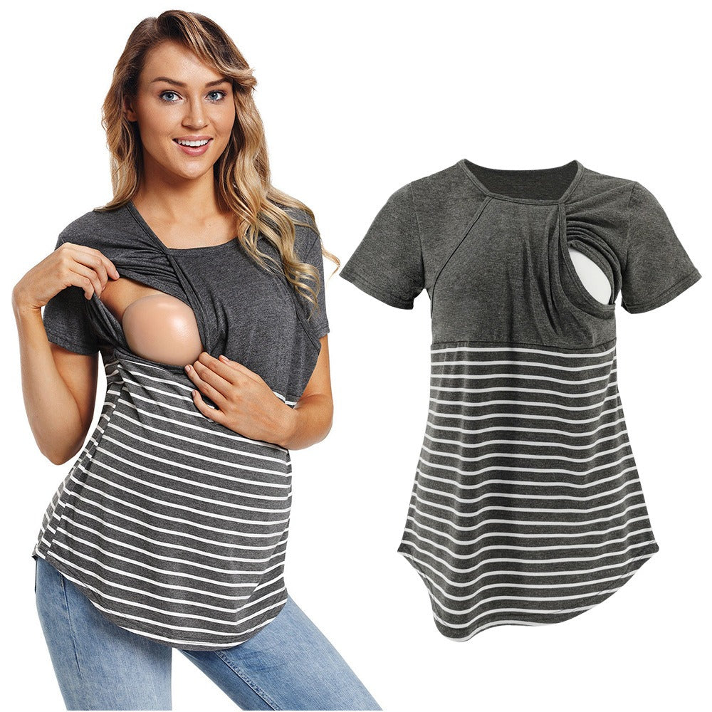 Ladies Maternity Breastfeeding Top - Mum To Be - Pregnancy