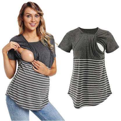 Ladies Maternity Breastfeeding Top - Mum To Be - Pregnancy