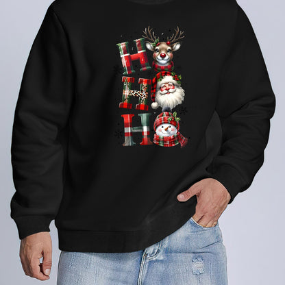 Men's Christmas Sweatshirt - Ho Ho Ho