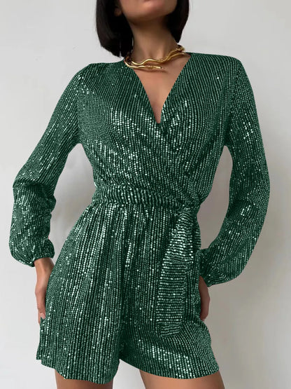 Women's Sequin Romper Playsuit - various colours