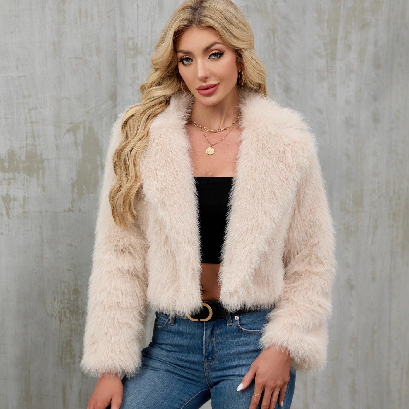 Women's Faux Fur Jacket - Various Colours