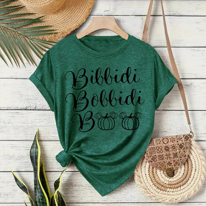 Halloween Slogan T Shirt - Bibbidi Bobbidi Boo