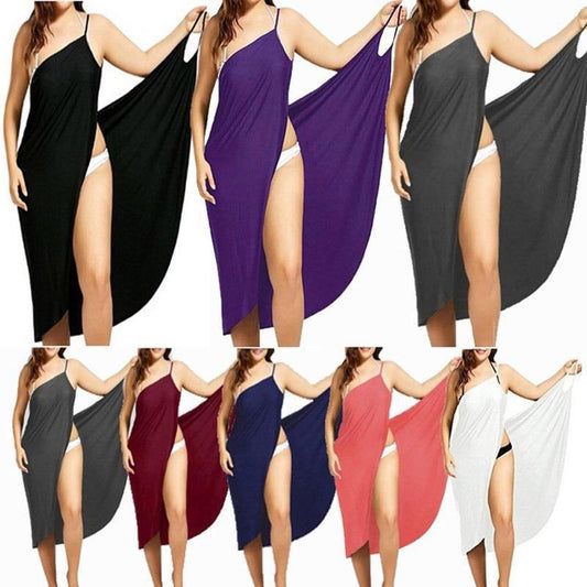 Beach Cover Up Wrap Around Dress Swimwear