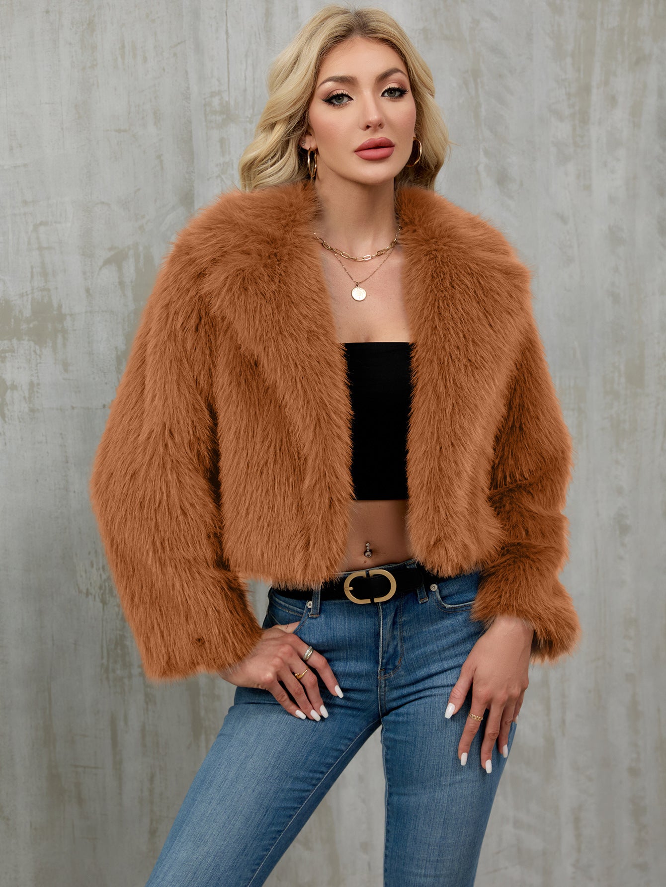 Women's Faux Fur Jacket - Various Colours