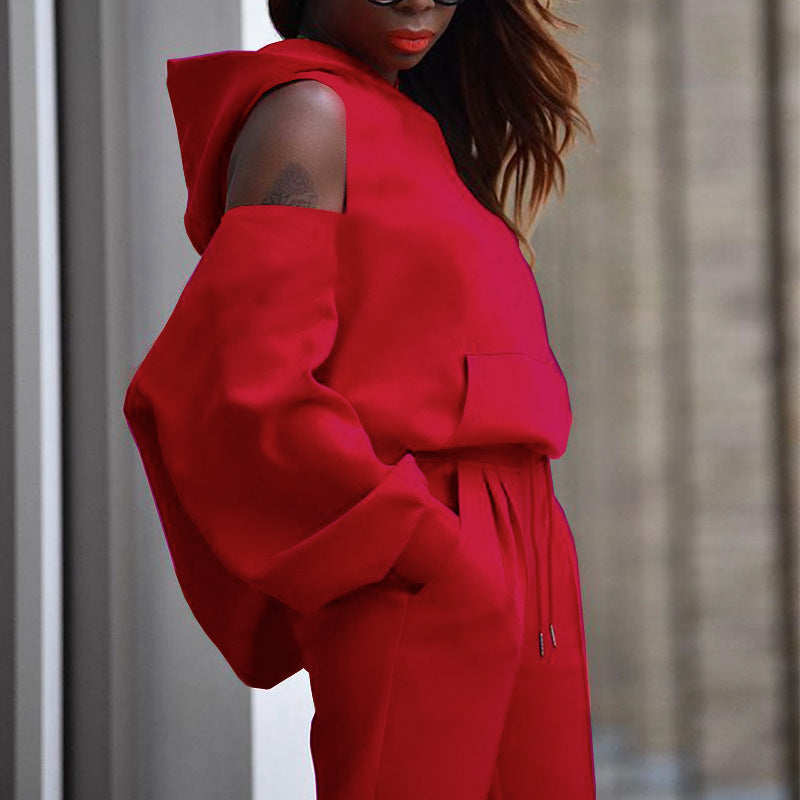 Women's Hooded Loungewear Set - Various Colours