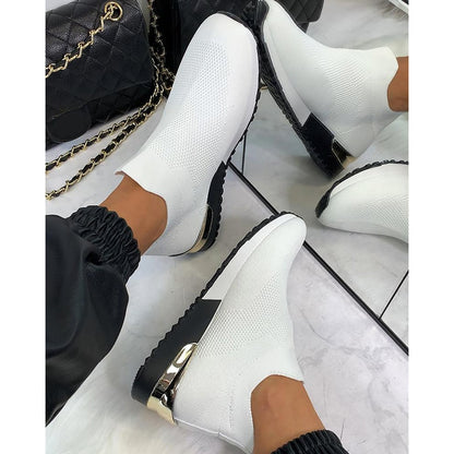 Slip-on Flat Wedge Trainer