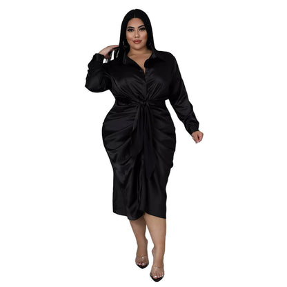 Women's Christmas Party Dress - Various Colours - Plus Size
