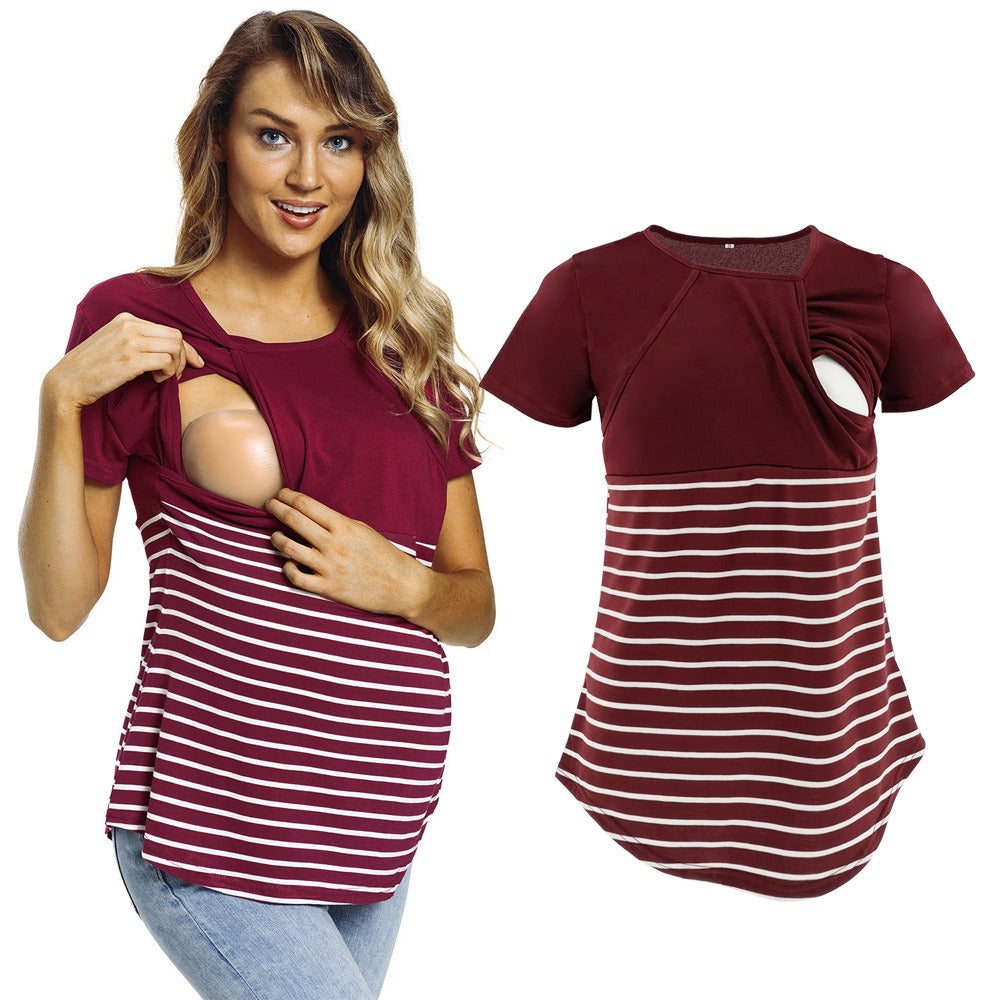 Ladies Maternity Breastfeeding Top - Mum To Be - Pregnancy