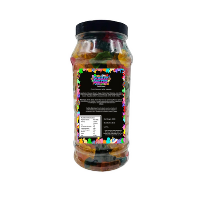 Gummy Teddy Bears Jelly Gummy Retro Sweets Gift Jar - 865g