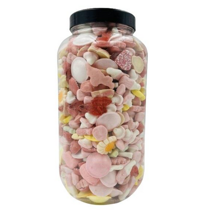 Simway Sweets Pretty In Pink Mix Sweet Gift Huge Mega 3KG Candy Jar
