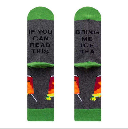 Socks - IF YOU CAN READ THIS Slogan