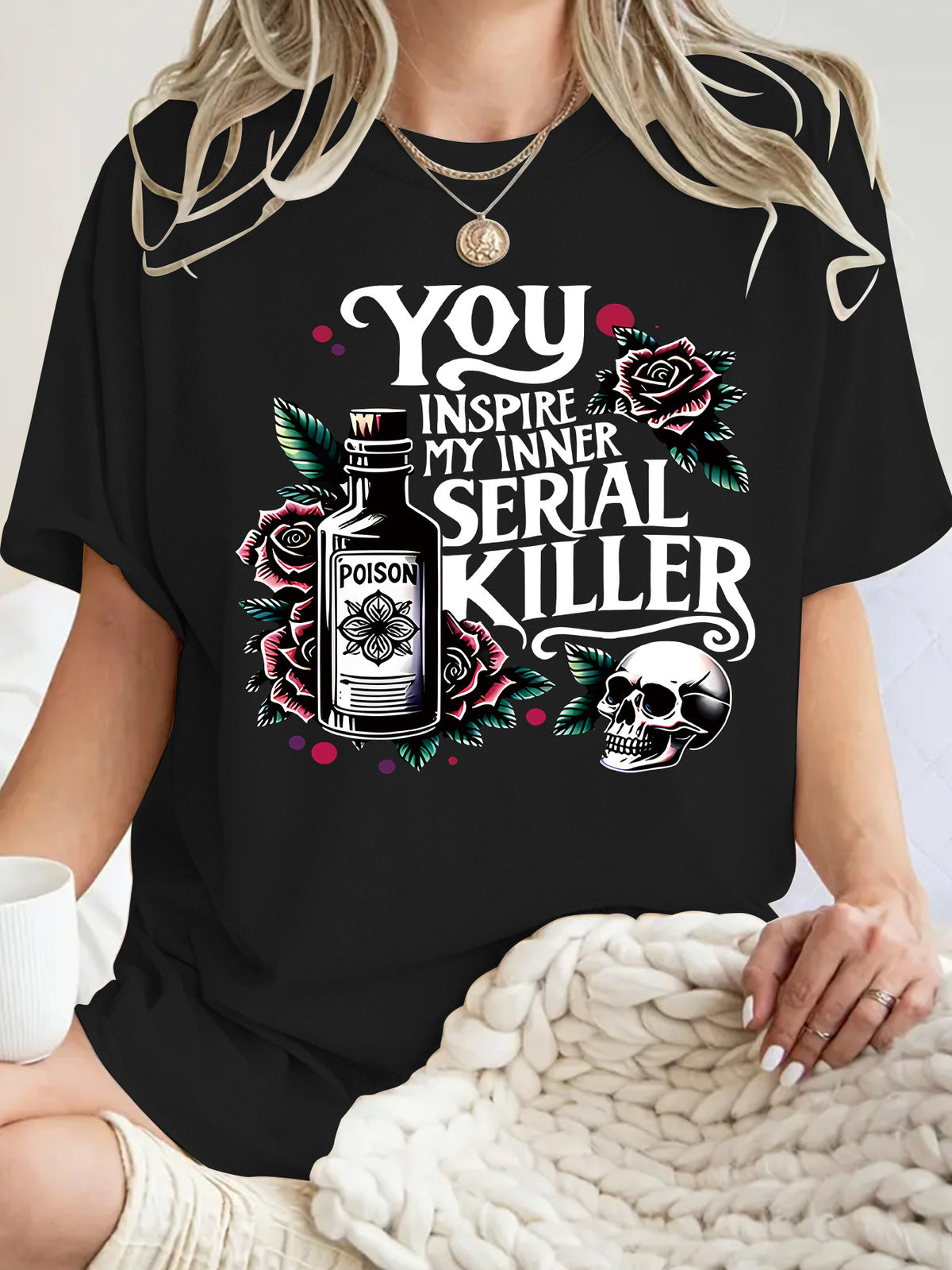 Slogan Halloween T Shirt - Inspire My Inner