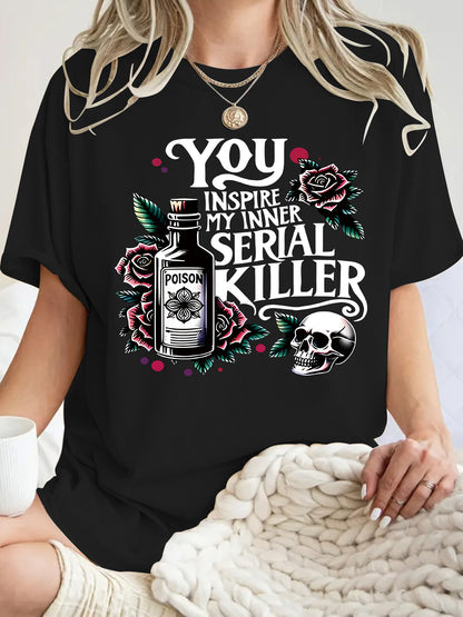 Slogan Halloween T Shirt - Inspire My Inner