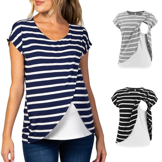Ladies Maternity Breastfeeding Top - Mum To Be - Pregnancy
