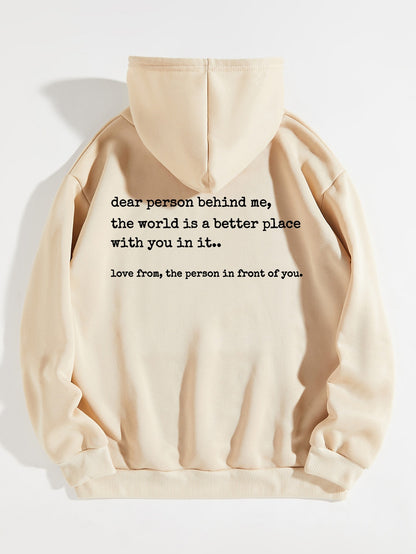 Hoodie - Dear Person Behind Me - Up to 4XL - various colours