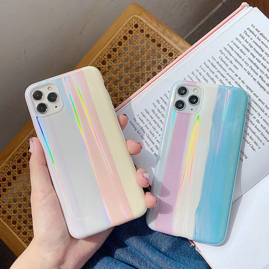 iphone Phone Case Gradient Rainbow 12 Pro