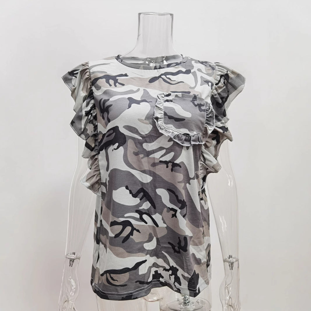 Women's Camouflage/Leopard T-Shirt