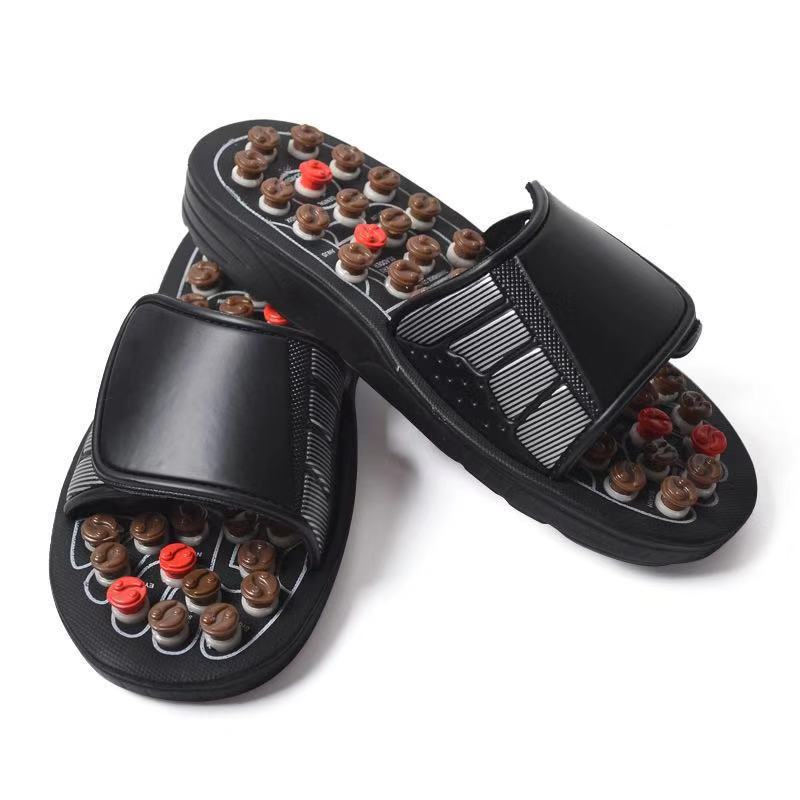 Men's Foot Massage Slipper Shoe for  Acupuncture Therapy Massage