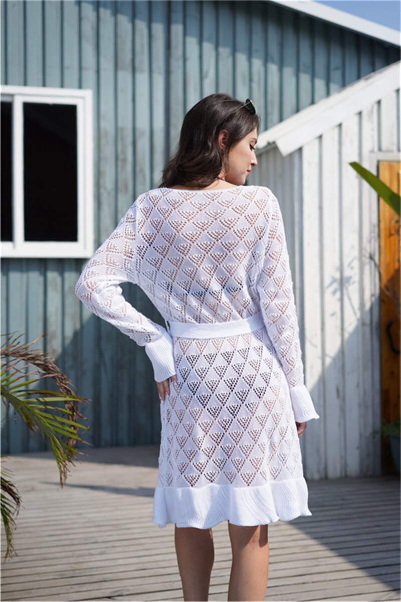 Women's Beach Cover Up Long Sleeve