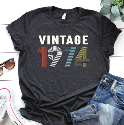 BIRTHDAY YEAR - Vintage T-Shirt - All Years Available