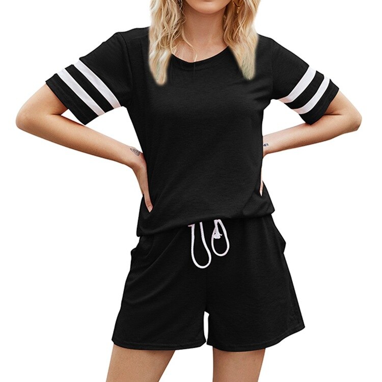 Women's T Shirt and Short Co-Ord Set