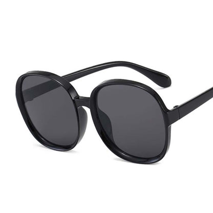 Ladies Oversize Round Frame Sunglasses - various colours