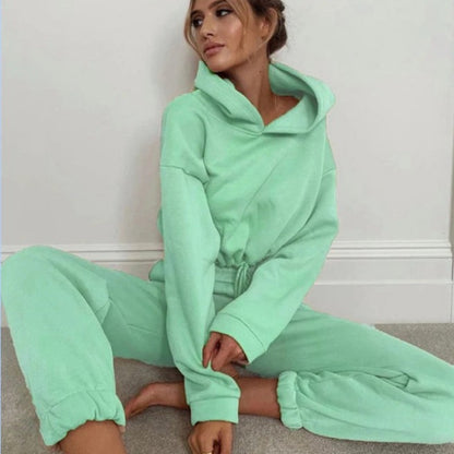 Women's Hoodie Loungewear Set - Various Colours