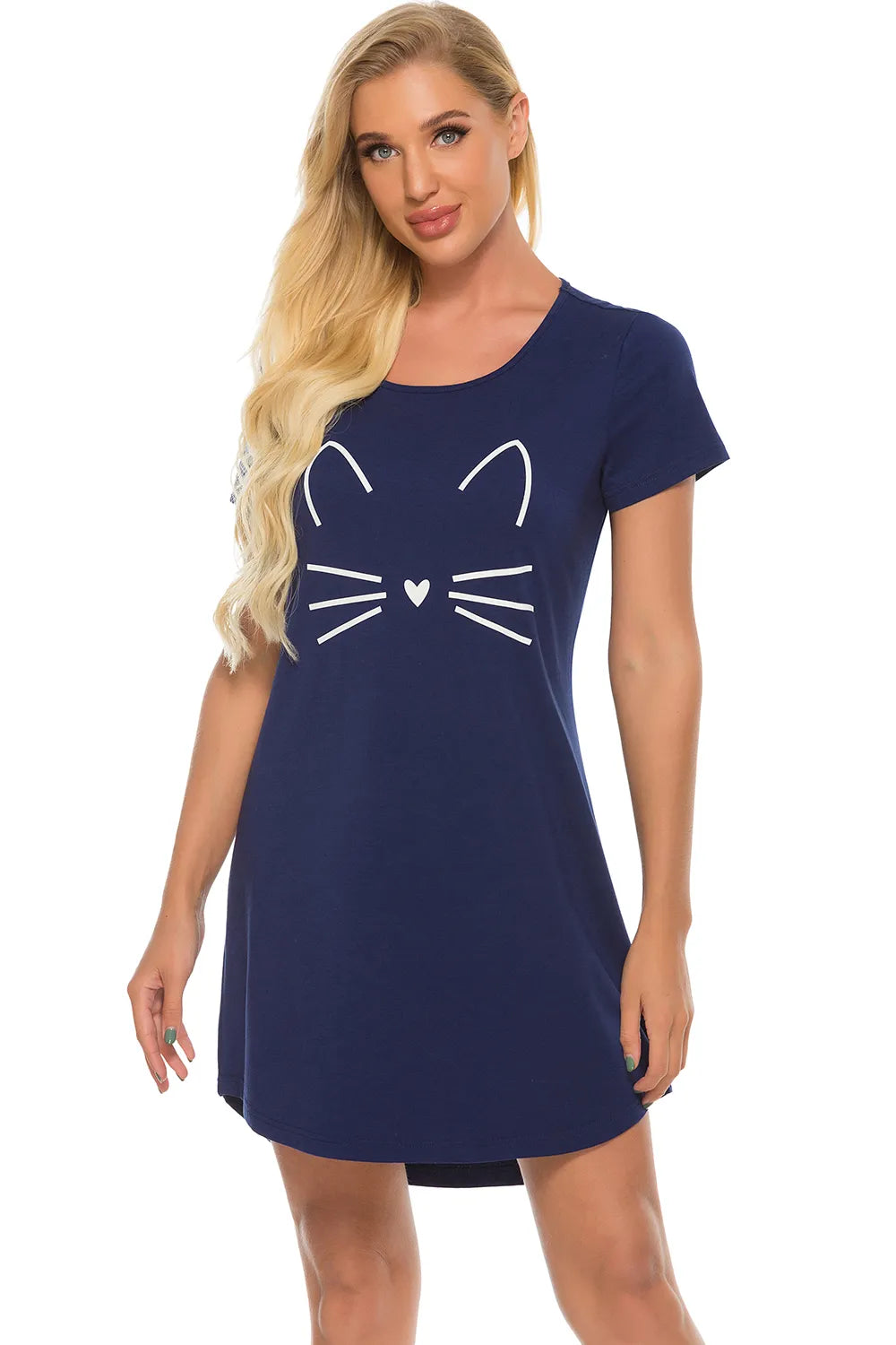 Ladie's Slogan Nightdress Pyjama