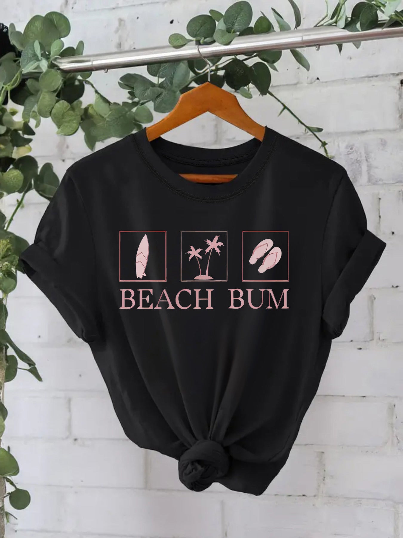 Slogan T Shirt - Beach Bum