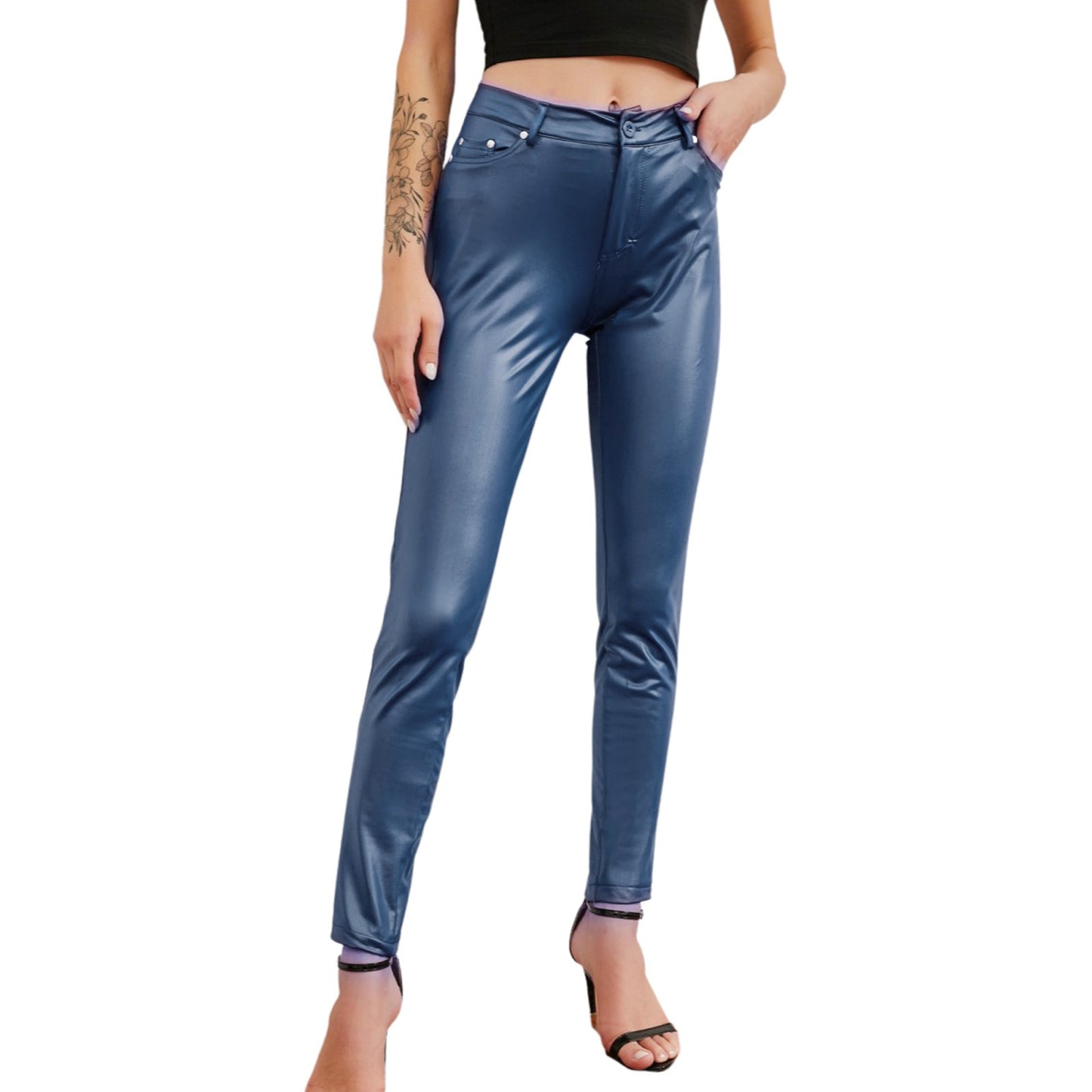 Faux Leather PU Leggings - Various Colours