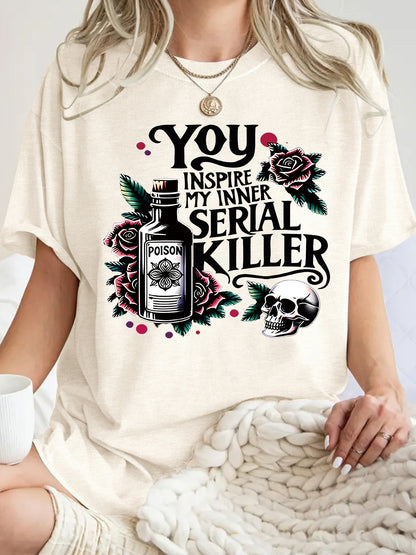 Slogan Halloween T Shirt - Inspire My Inner