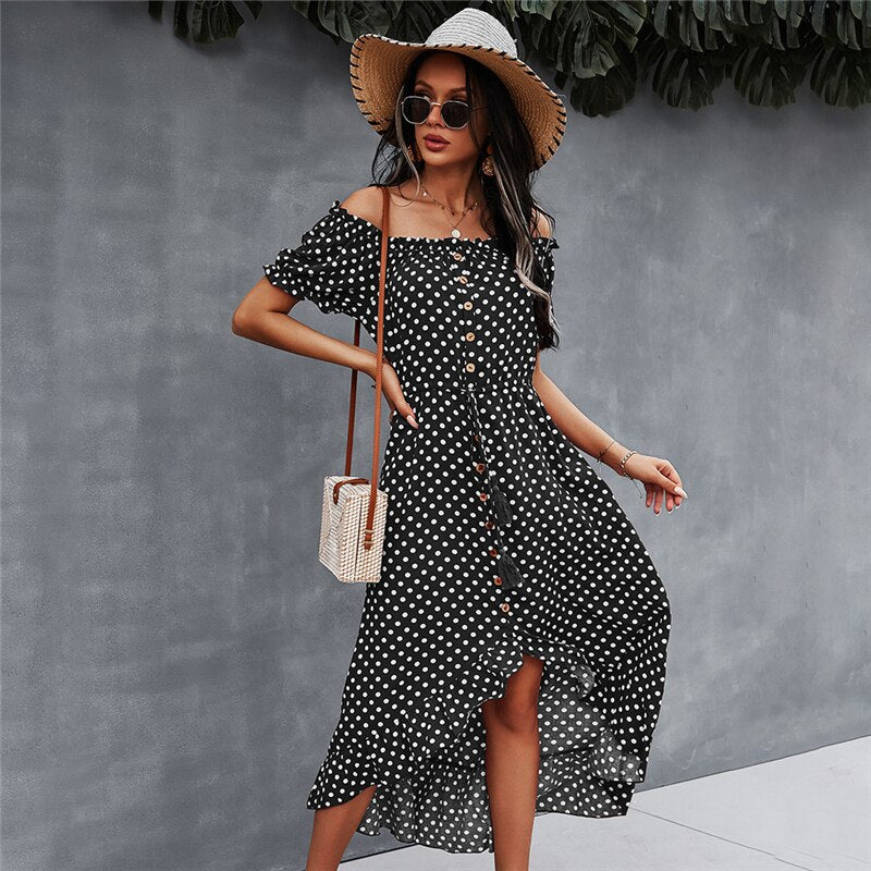 Women's Polka Dot Summer Dress
