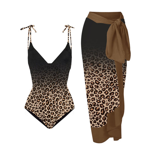 Swimsuit One Piece with matching Cover Up Skirt available