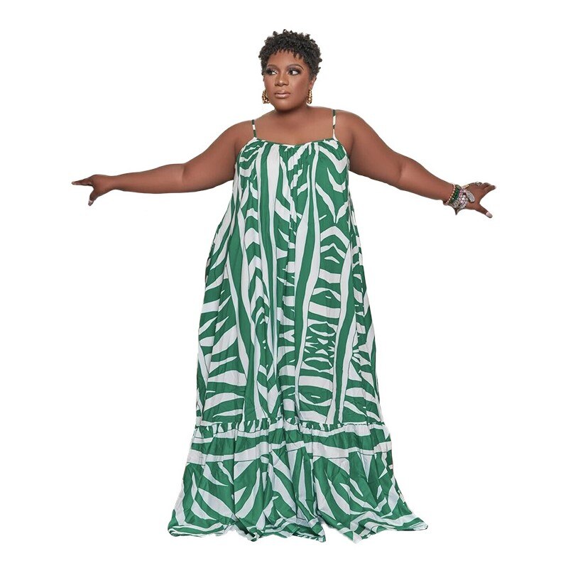 Women's Plus Size Beach Dress - up to 5XL