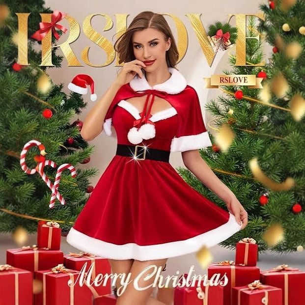 Miss Santa Dress & Shawl