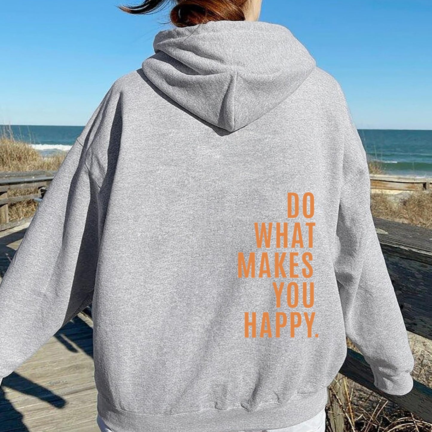 Do What Makes You Happy Sweatshirt Hoodie - Up To 5XL - Various Colours