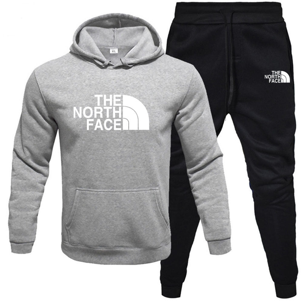 Men's Hoodie & Tracksuit Bottom Set - The North Face