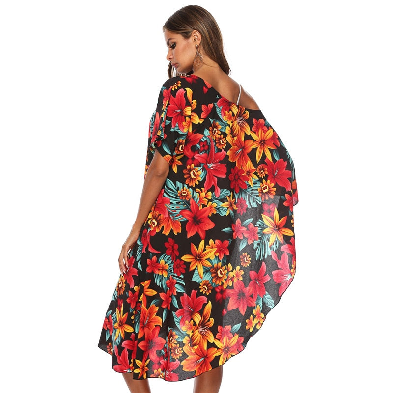 Cover Up Asymetrical Dress