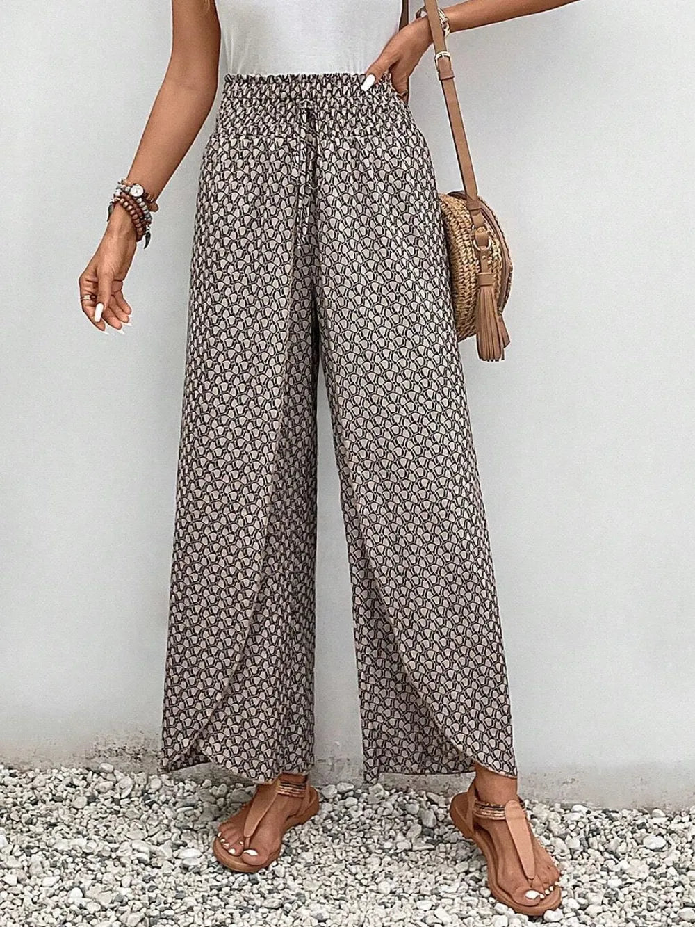 Women's Wide Leg Trousers - various colours