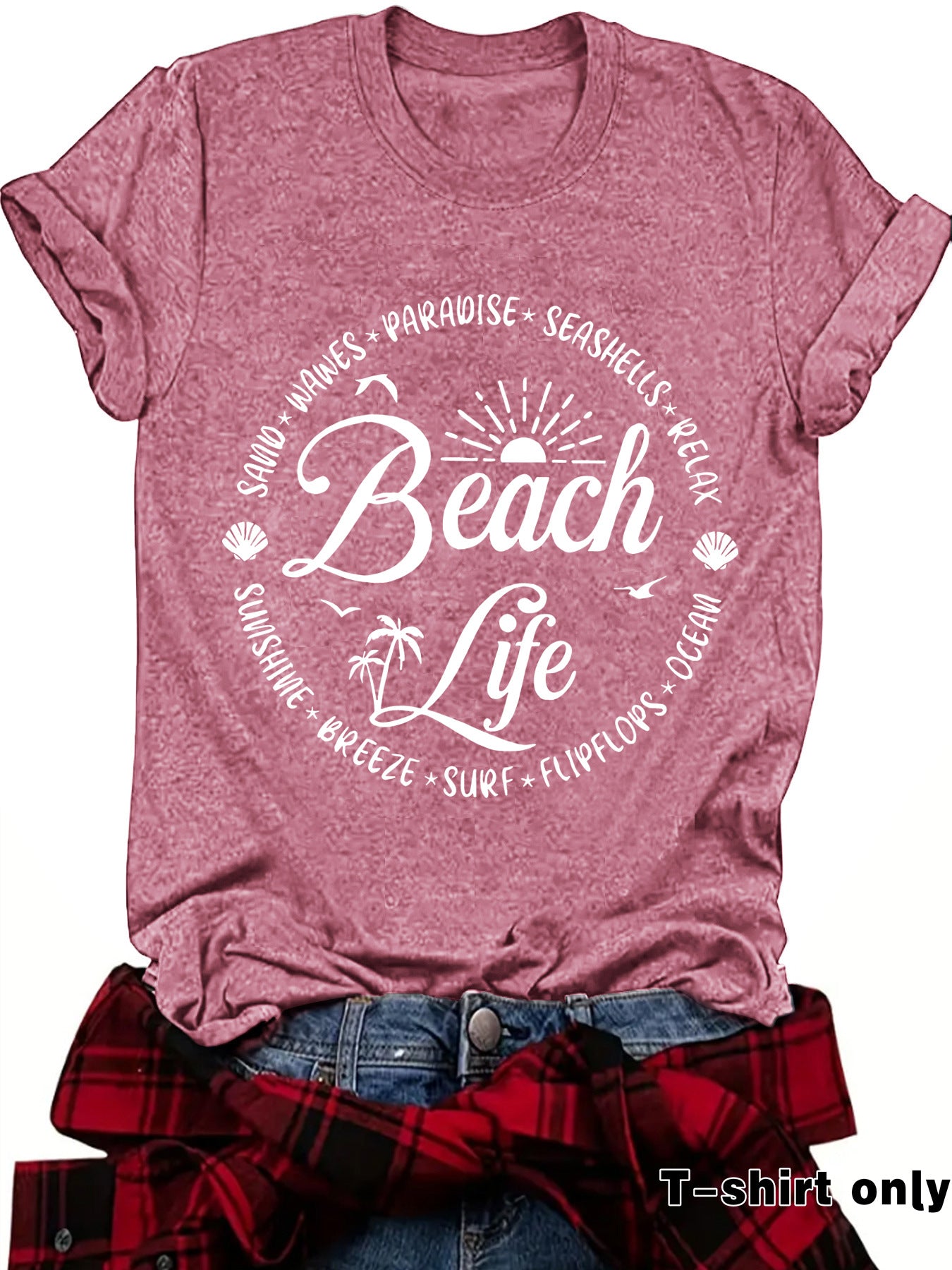 Slogan T Shirt - Beach Life