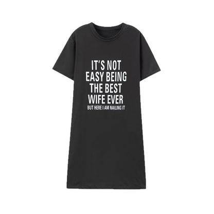 Women Nightdress Sleepwear - Best Wife Ever